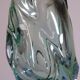Organic glass vase by Jan Beránek Skrdlovice, mid-20th century.