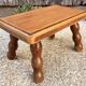 Tabouret, porte pot en chêne massif, années 50