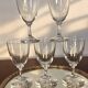 6 Baccarat glasses Funel shaped late 19th - early 20th century 