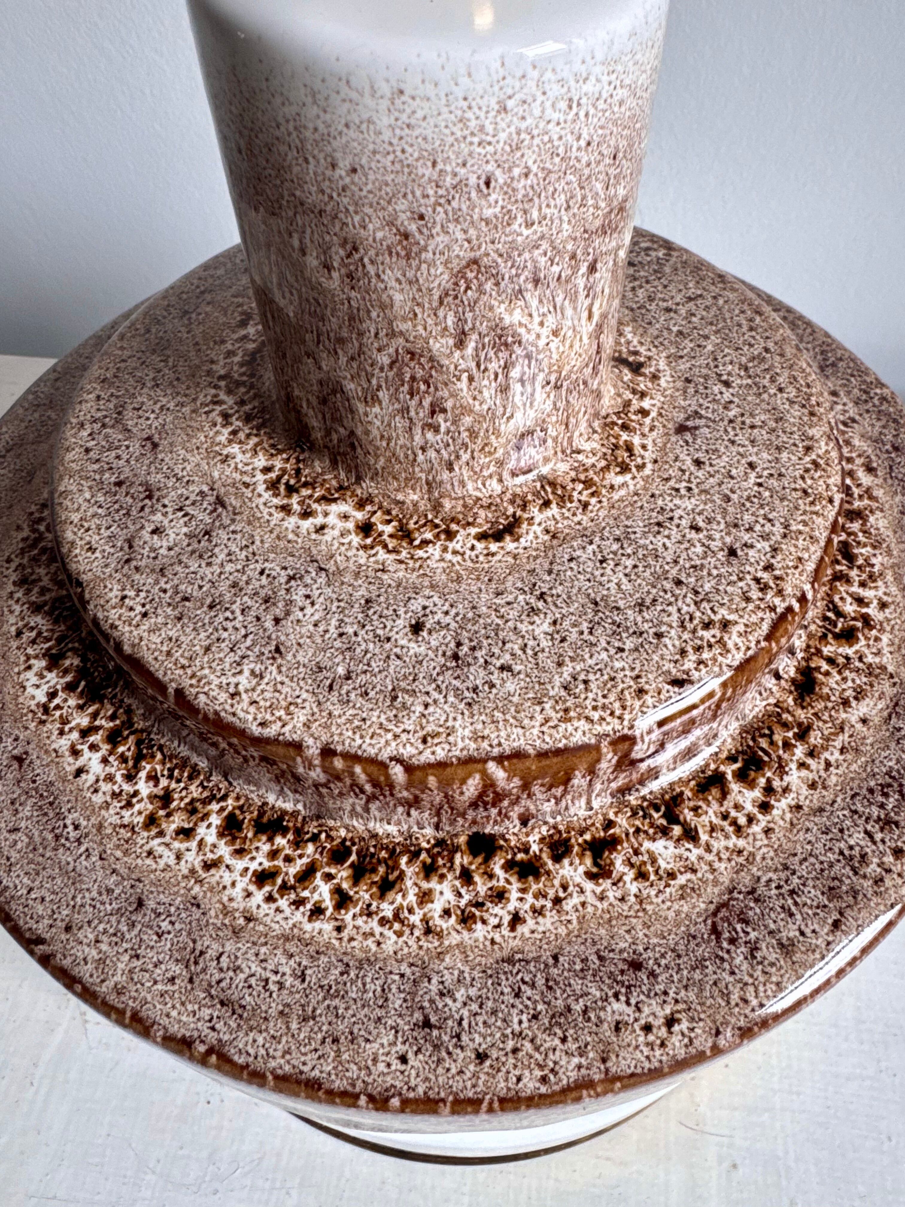 Ceramic lamp base 1970