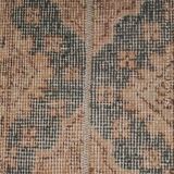 Vintage Turkish Oushak Rug Handwoven 56 x 396cm