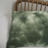 Cushion in old recolored linen