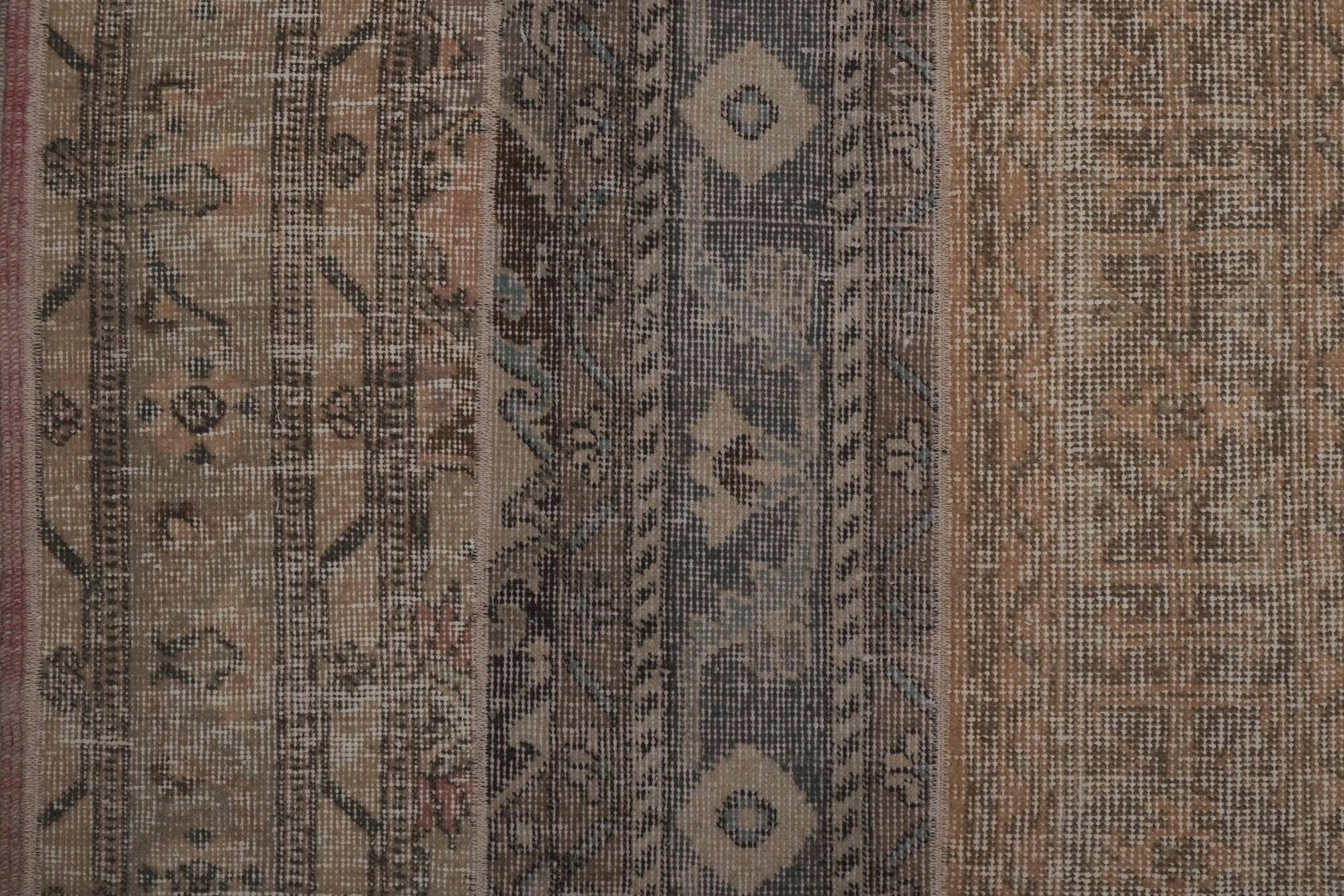 Vintage Turkish hallway rug 75x1 cm