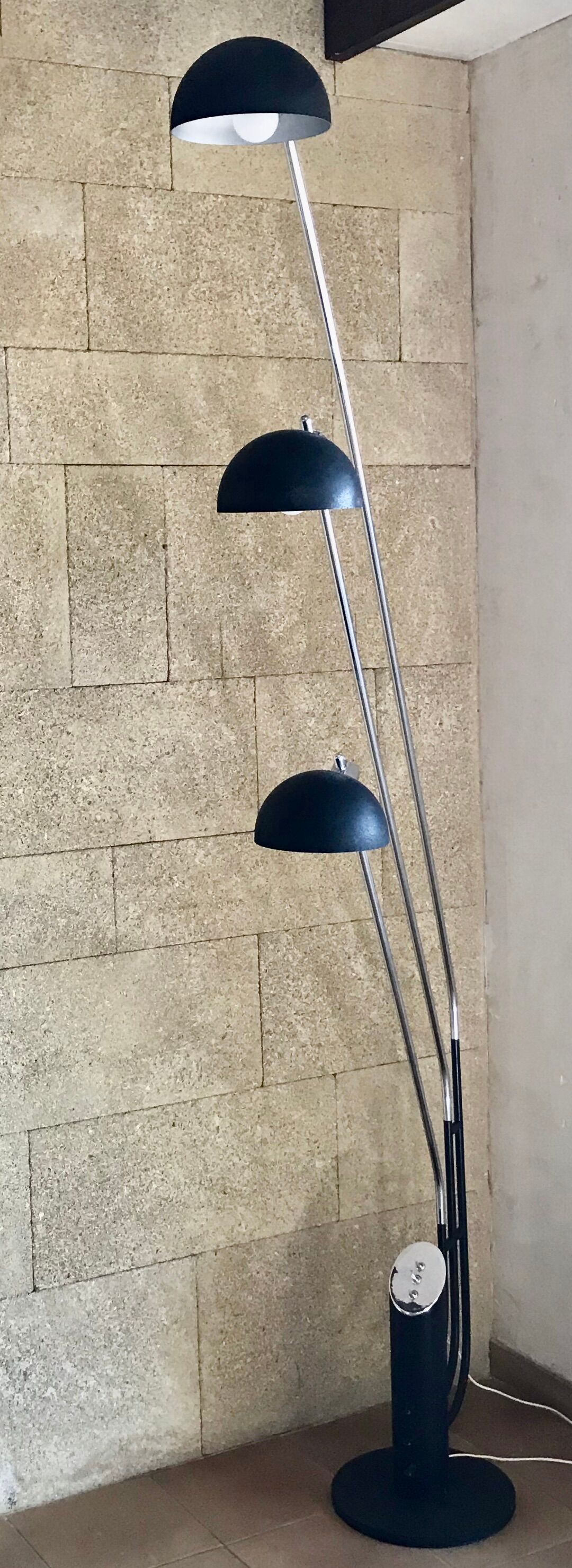 Three-branched lamppost by Franco Marchetti, Italy 70s