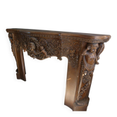 Cheminée en bois