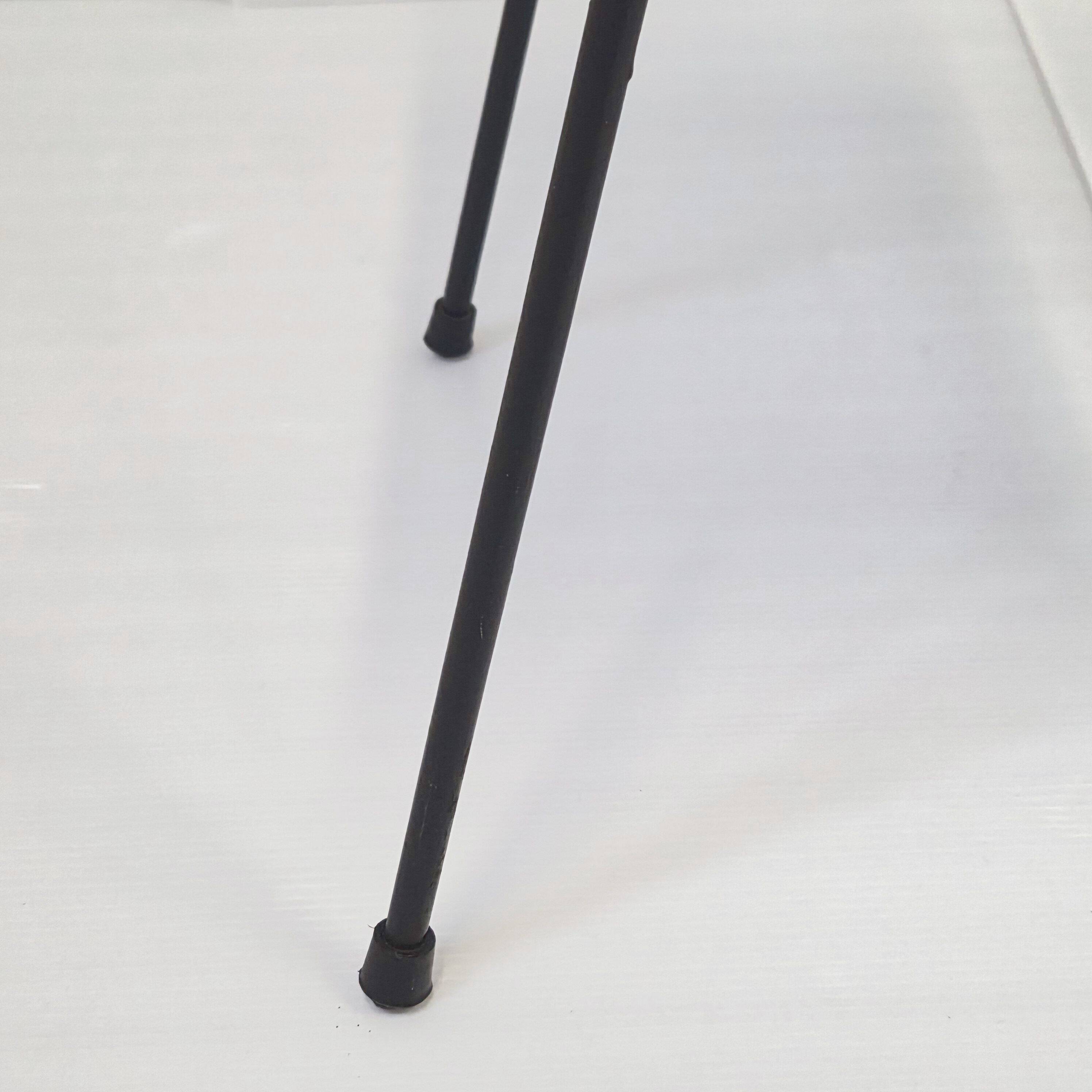 Vintage 1950s rattan side table