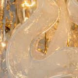 Ceiling light Catena with Murano glass by Kalmar, Austria, 1960.