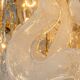 Ceiling light Catena with Murano glass by Kalmar, Austria, 1960.