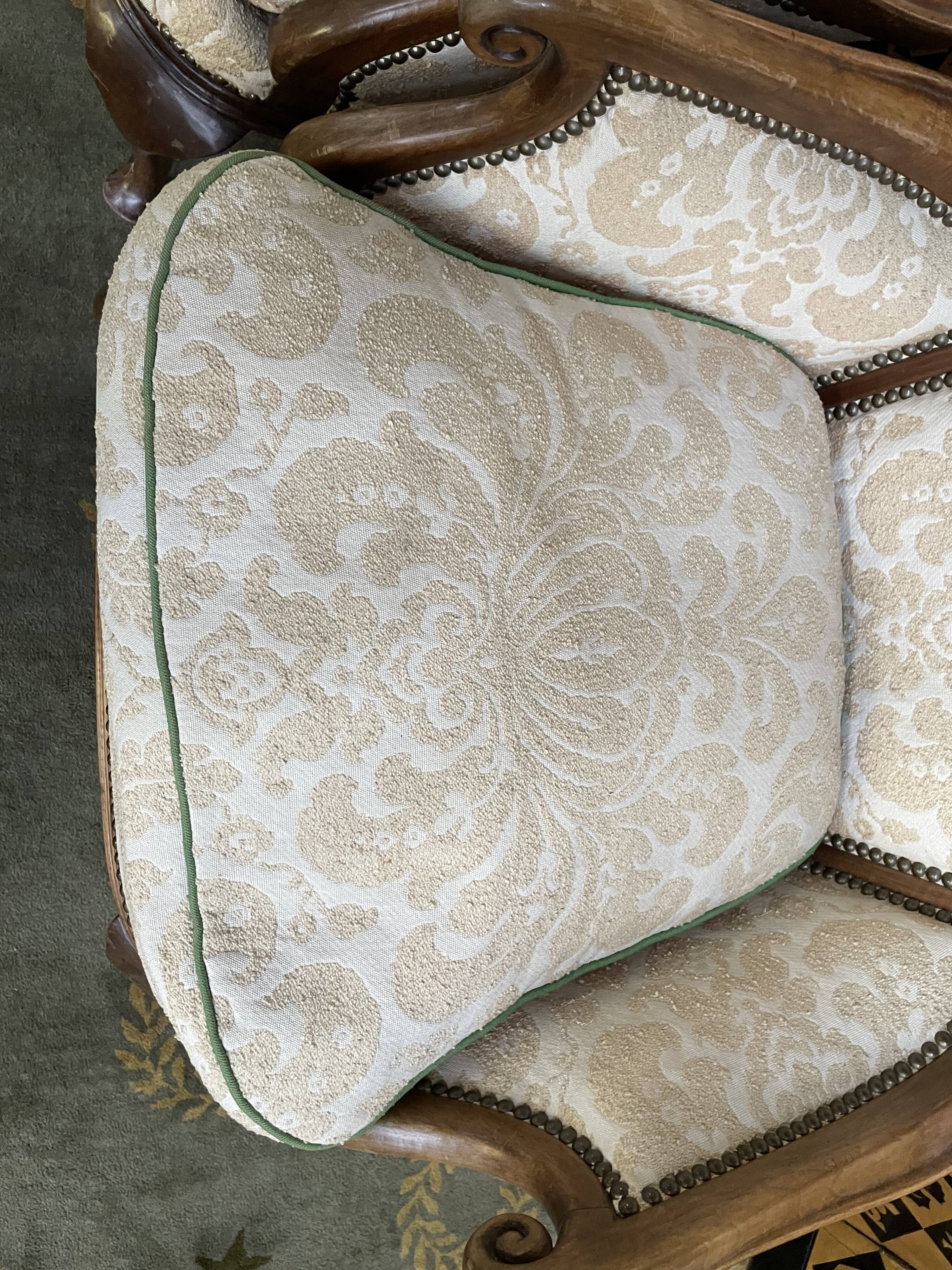 Pair of English armchairs