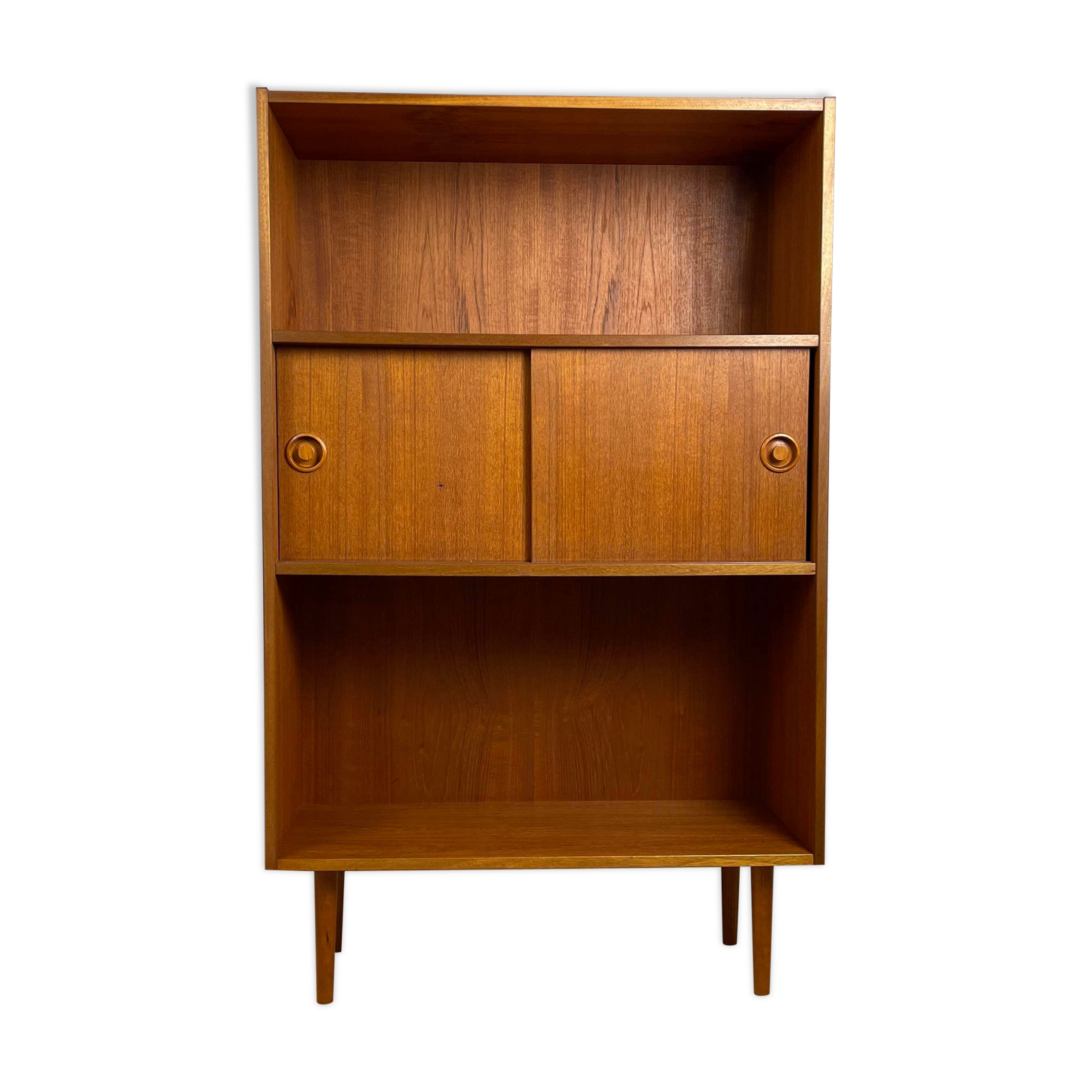 Scandinavian teak bookcase, 60s