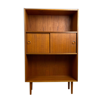 Double bibliothèque scandinave en teck, années 60