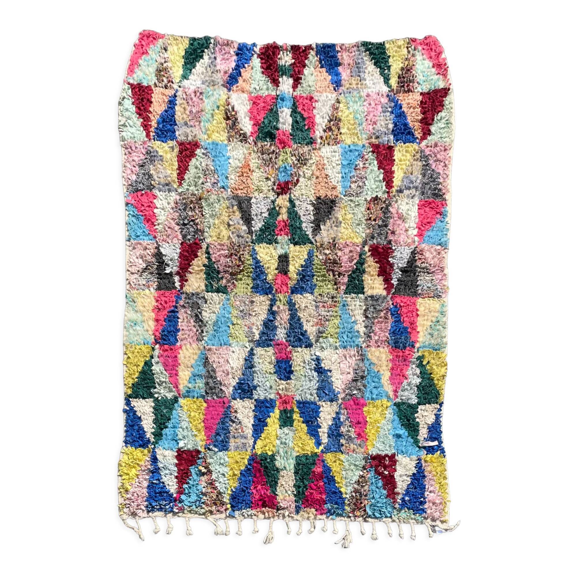 Modern carpet berber boucherouite