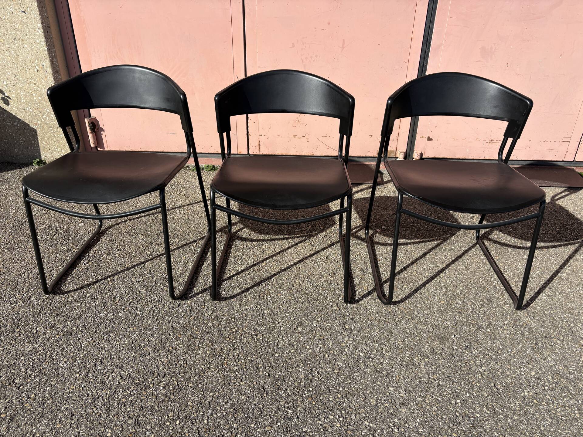 3 Chaises vintage design