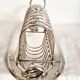 Silver-plated serving dish for foie gras, toast holder.