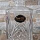 Hand-cut crystal carafe