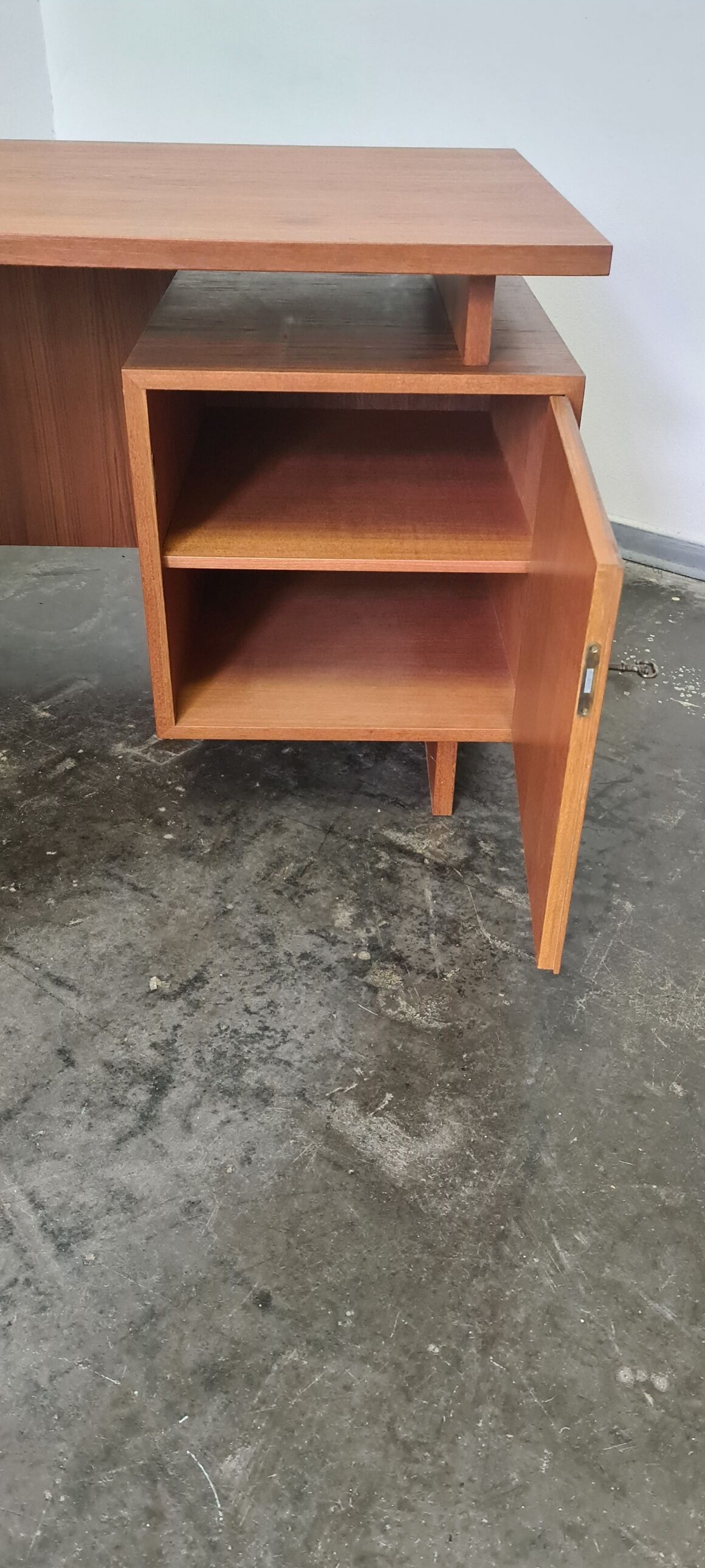 Vintage teak writing desk