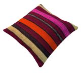 Housse de coussin kilim turc vintage, 40 x 40 cm
