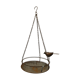 Bird bath to hang in iron