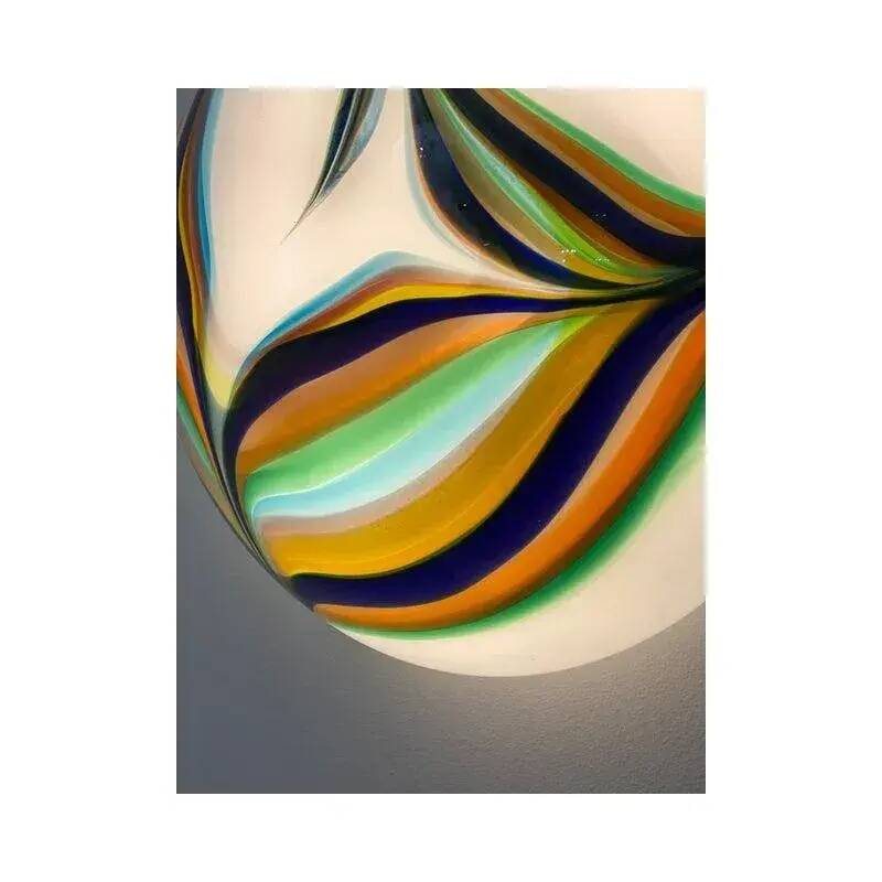 White Murano Glass Wall Lights by Simoeng – Set of Two