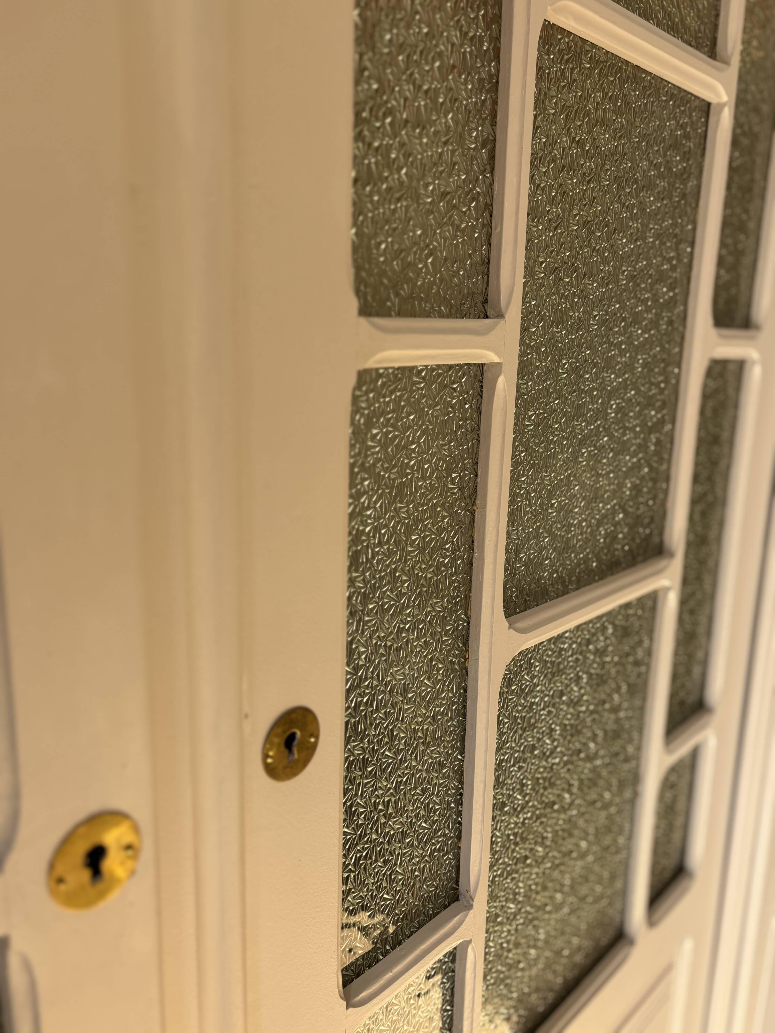 Glass-fronted Parisian wardrobe