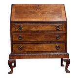 Secrétaire Anglais en acajou vers 1900