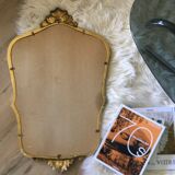 Golden baroque mirror