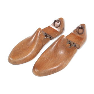 Pair of wooden shoe trees