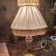Table lamp in Hollywood Regency boudoir style from the 1950s.