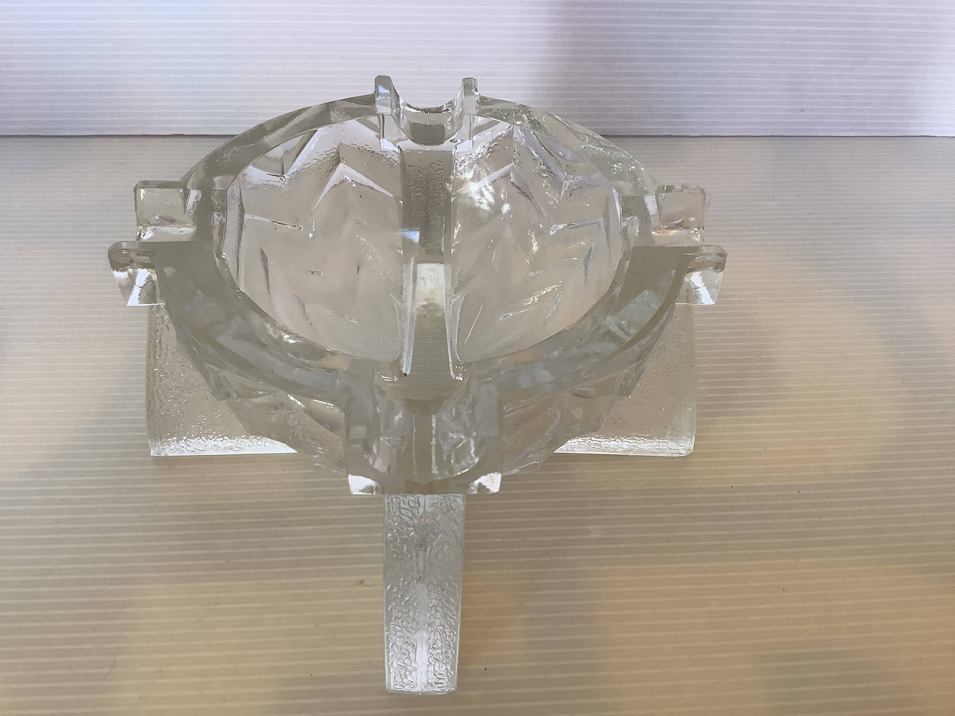 Geometric Art Deco ashtray tray