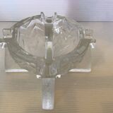 Empty geometric art deco ashtray pocket