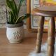 Old farm stool, tripod wooden countryside - vintage