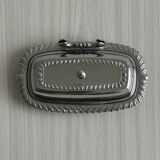 stainless steel butter dish