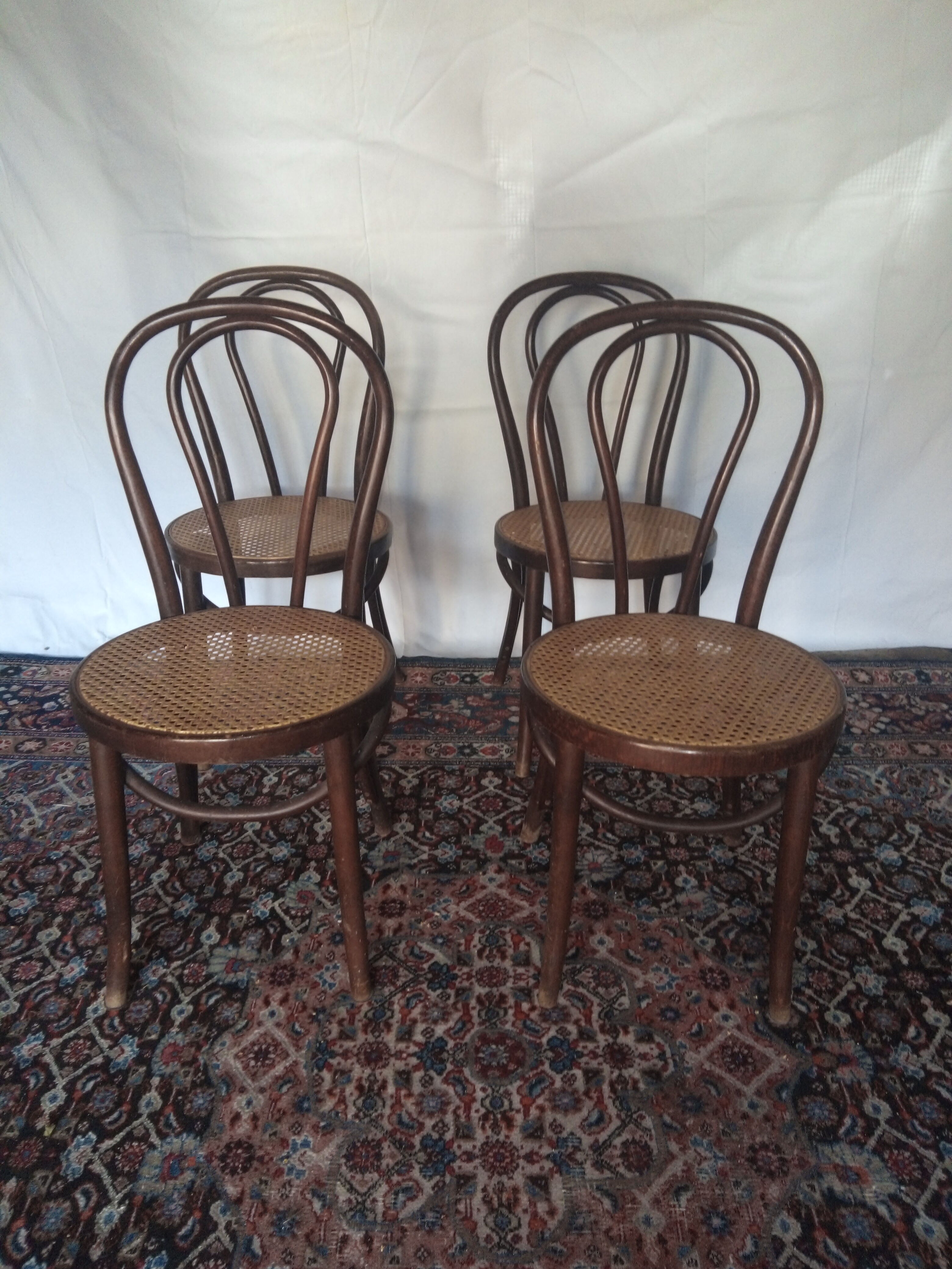 Vintage Thonet bistro chairs