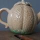 Théière cafetière pichet melon en barbotine