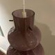 suspension en verre vintage 1970