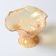 Carnival Glass Cadle Holder Plisse / Vetreria Vetrart / Italy / 1990s