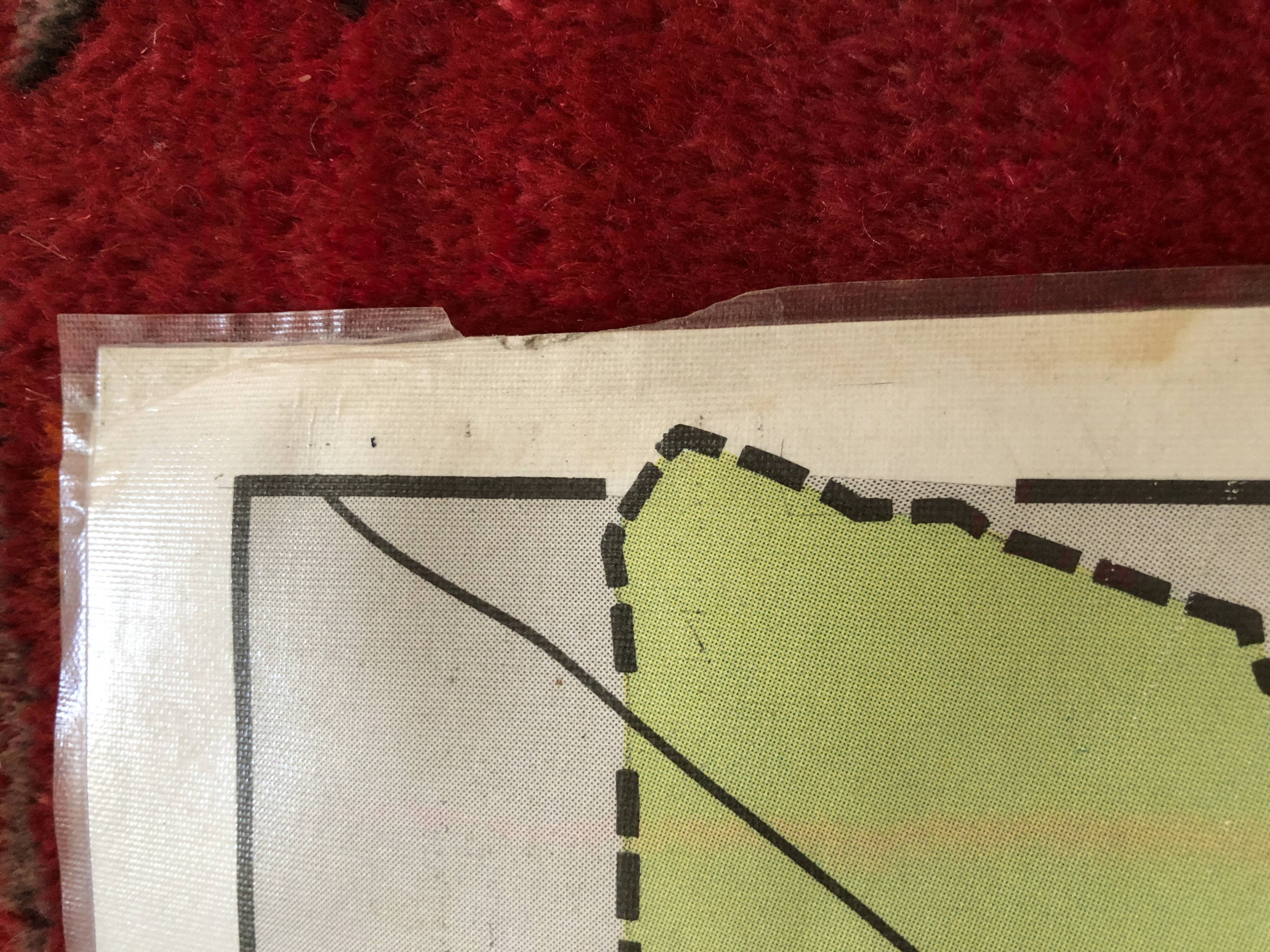 Pedagogical map 1972 Seine Saint Denis 93