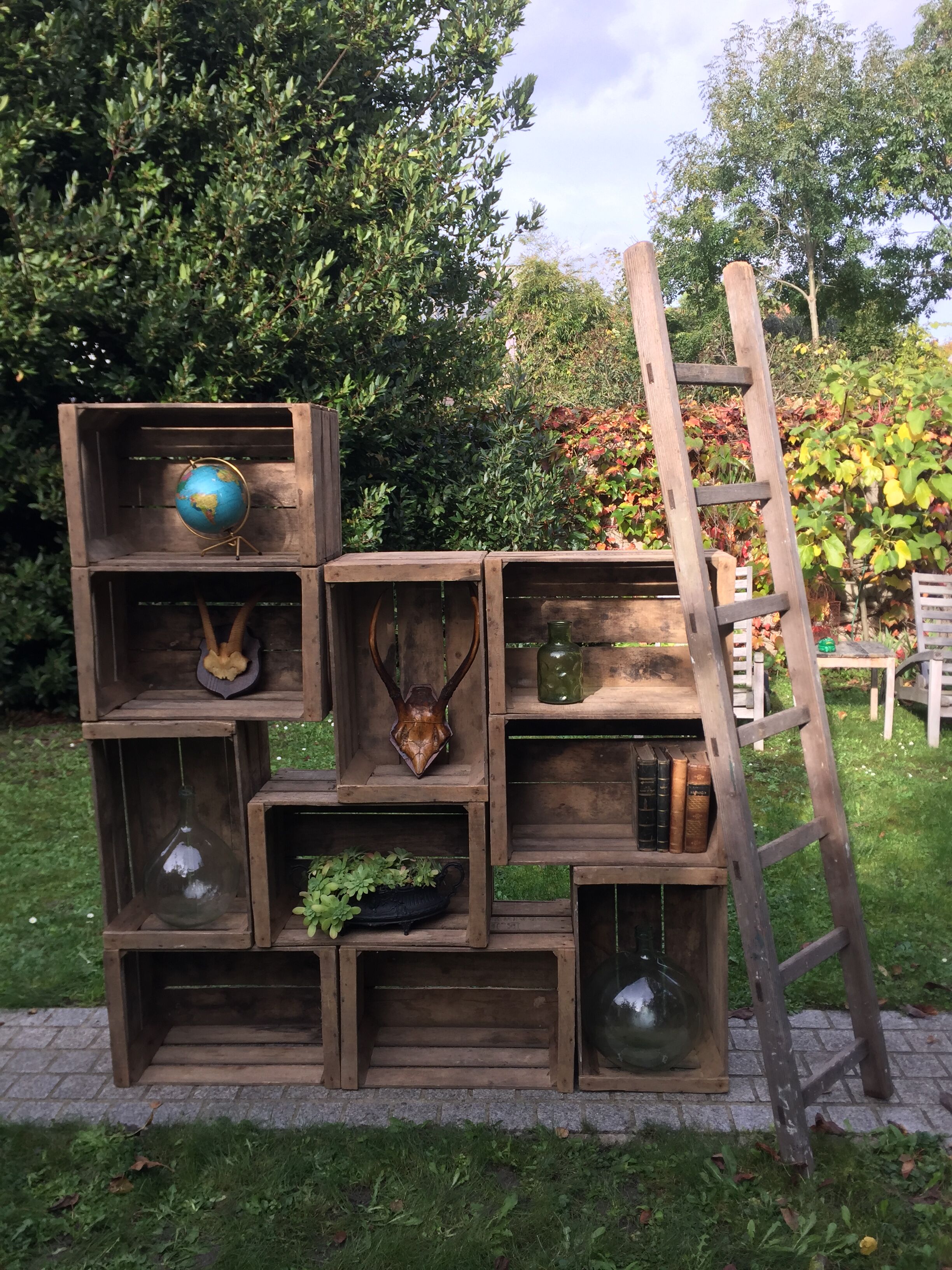 Old wooden gardener
