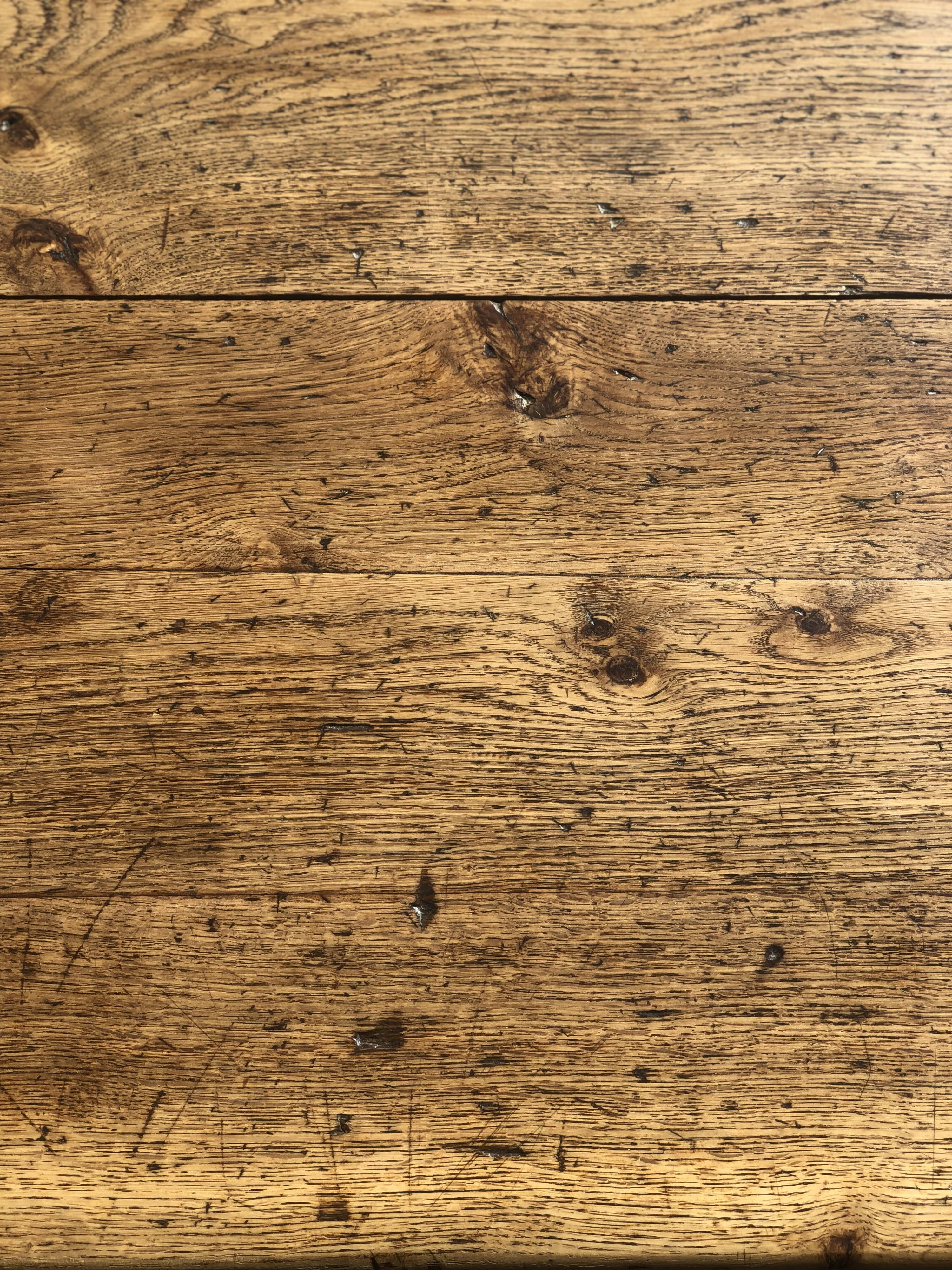 Old oak farmhouse table