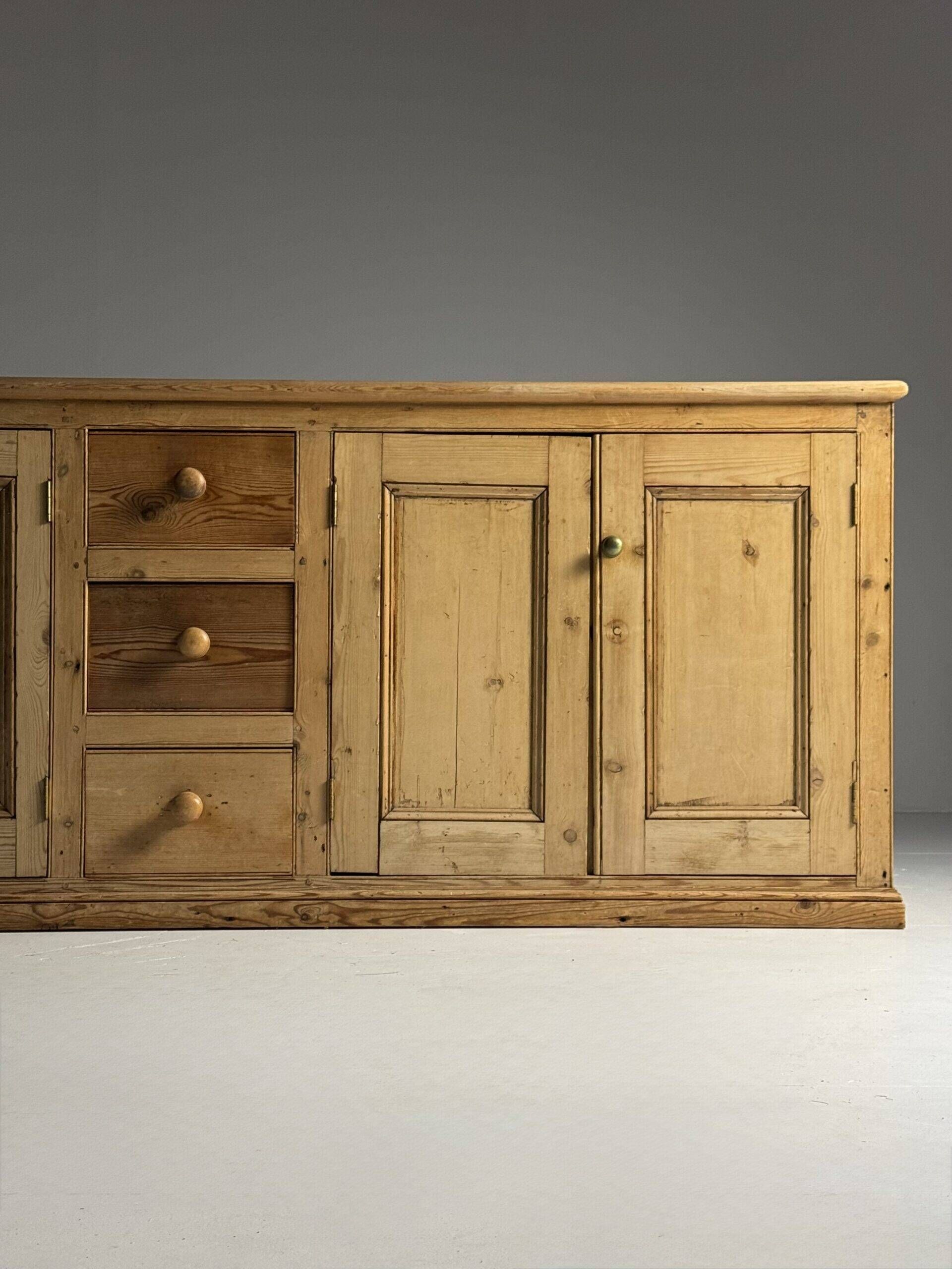 English pine sideboard 19th century