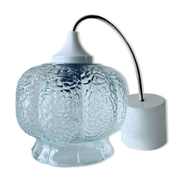 Vintage glass pendant lamp
