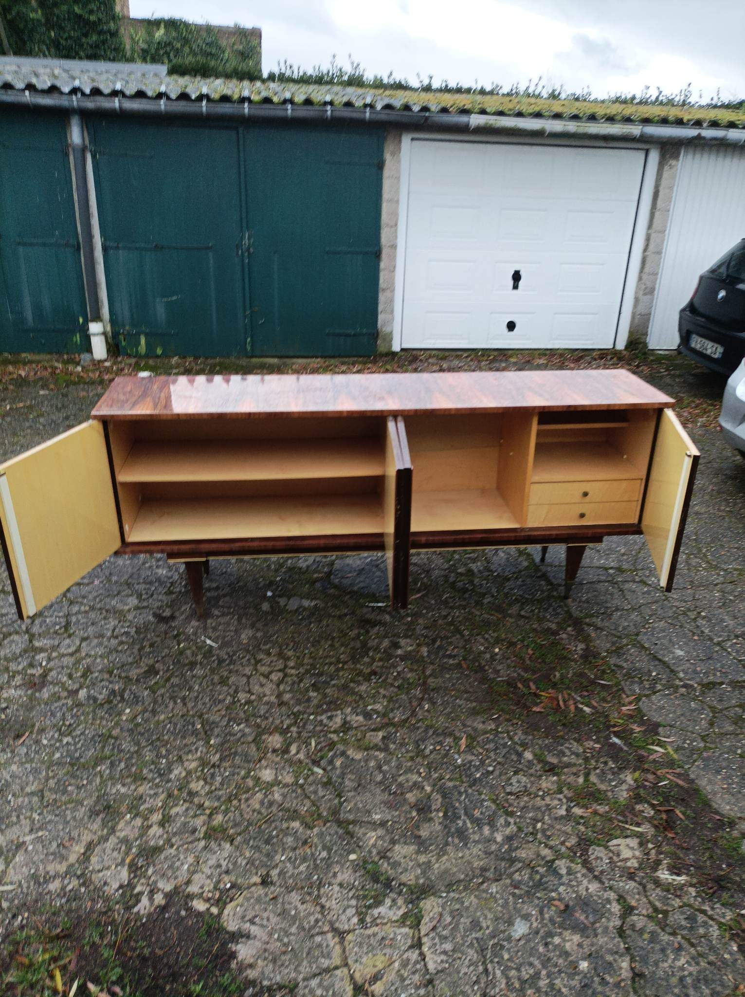 Enfilade meuble en macassar art déco