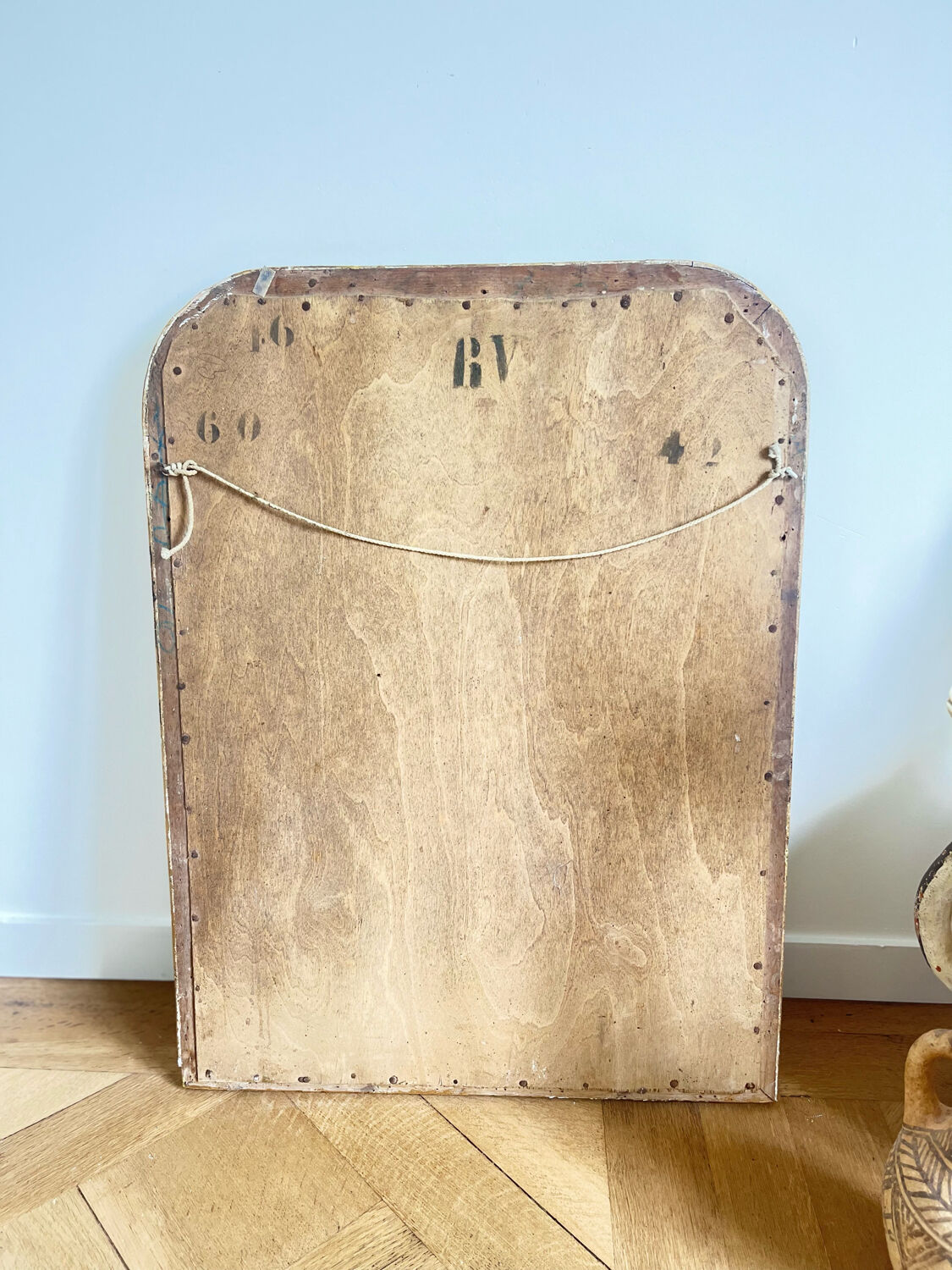 Old mirror Louis philippe 73x65 cm