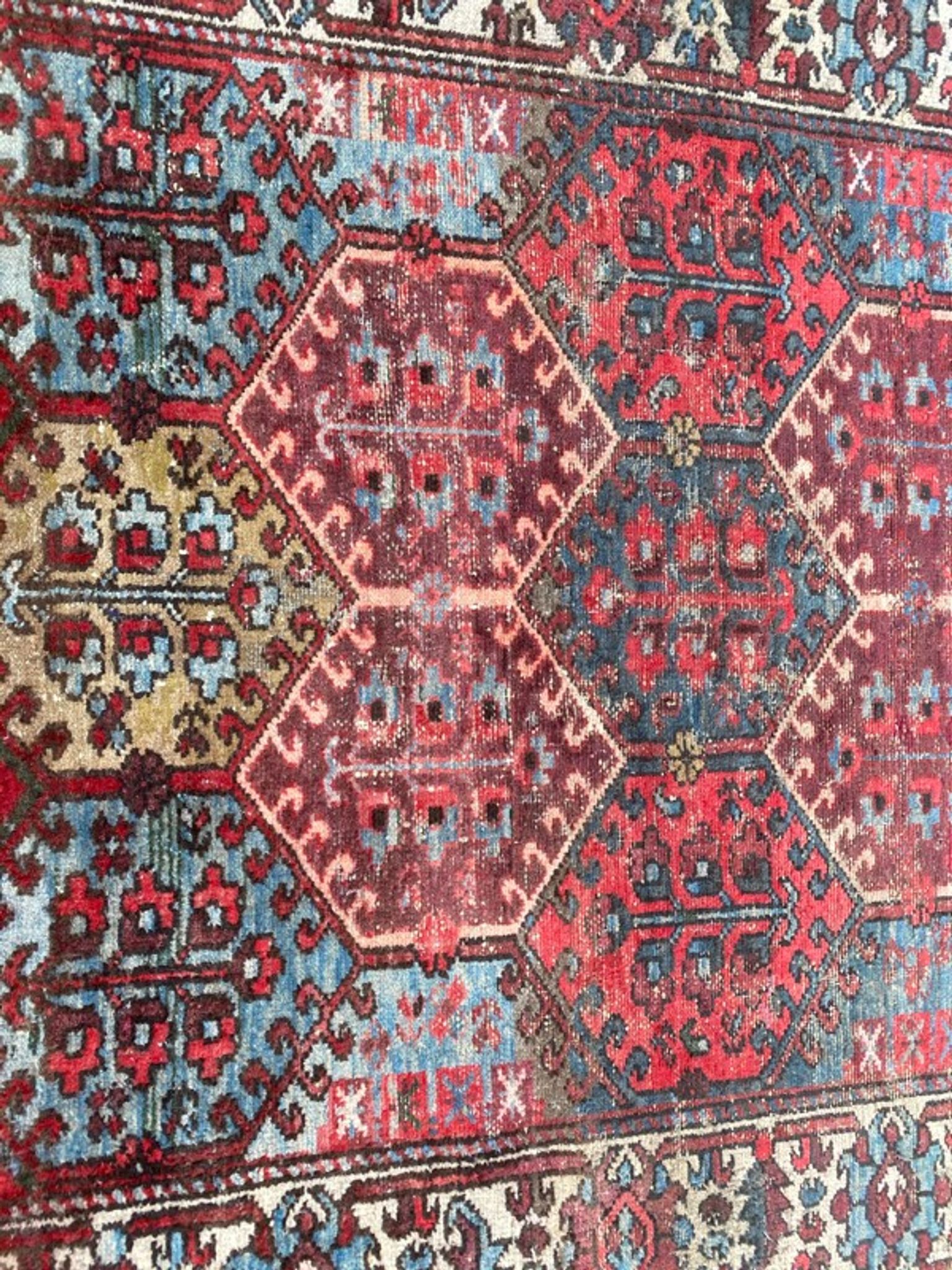 Old Persian carpet Hamadan 125x202 cm