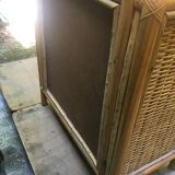 Rattan & bambo dressing table and besdide