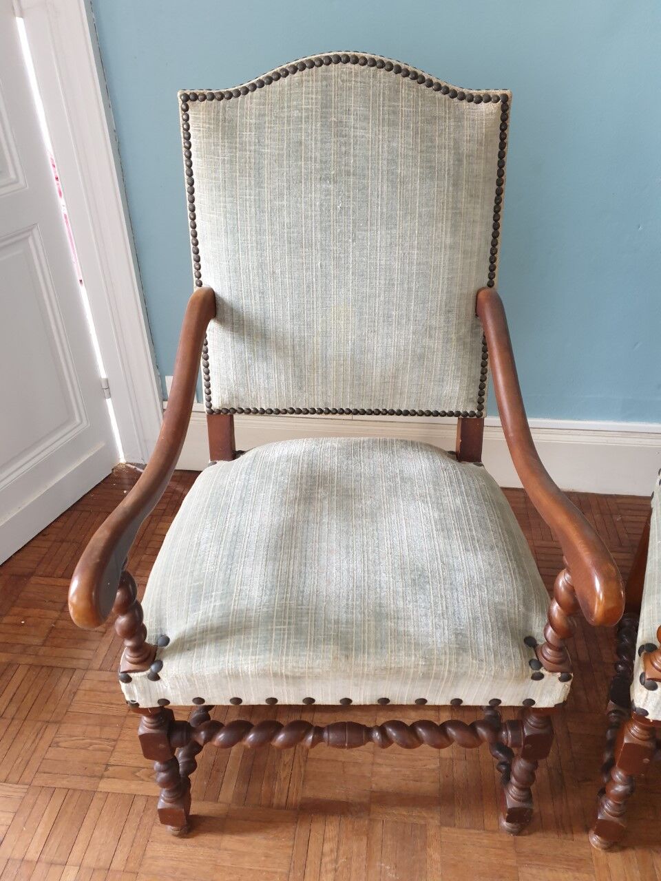 Pair of Louis XIII armchairs