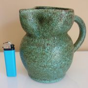 Zoomorphic pitcher in fat lava ceramic, signed Accolay, 1960s/1970s