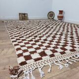 Handmade wool Berber rug 290 X 230 CM