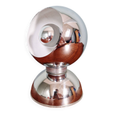 Chrome metal Eyeball lamp, Goffredo Reggiani, 1970