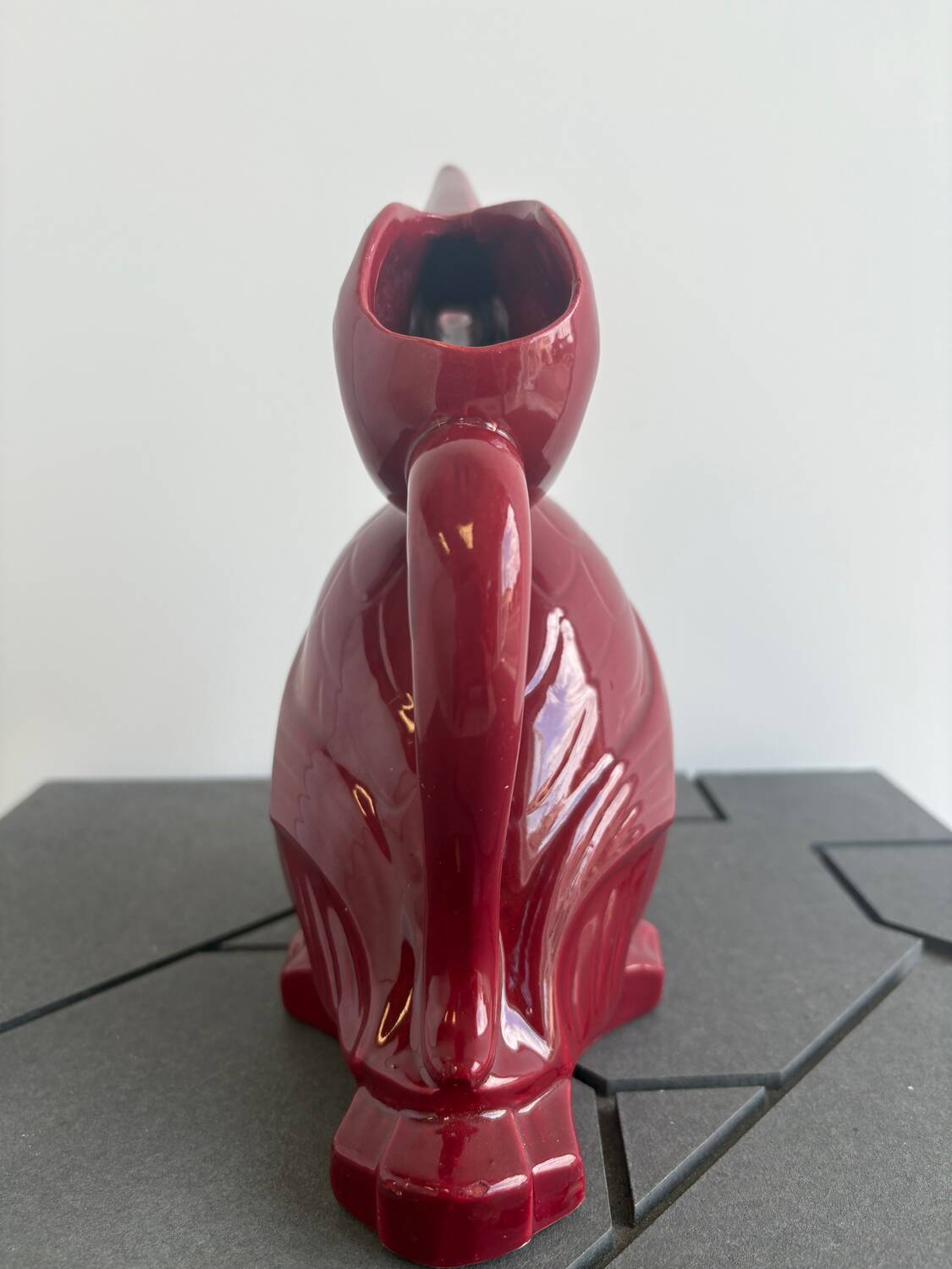 Poët Laval ceramic zoomorphic pelican pitcher